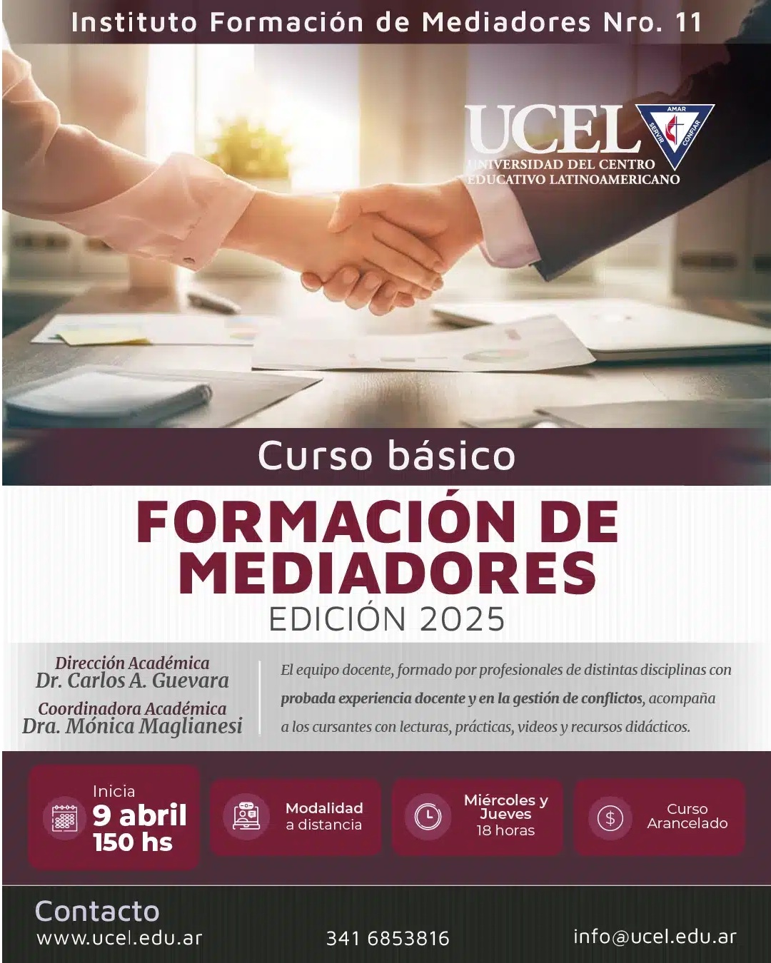 UCEL: Curso Básico de Formación de Mediadores 2025